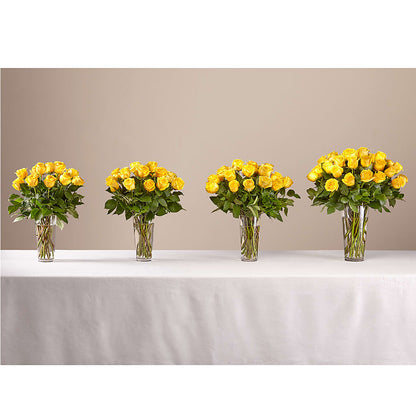 Long Stem Yellow Rose Bouquet –  My Enchanted Florist, Sandy Spring MD