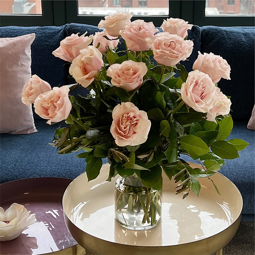 Long Stem Pink Rose Bouquet –  My Enchanted Florist, Sandy Spring MD