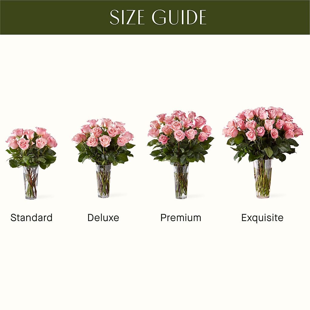 Long Stem Pink Rose Bouquet –  My Enchanted Florist, Sandy Spring MD