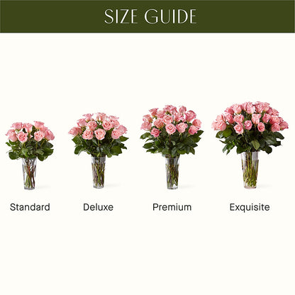 Long Stem Pink Rose Bouquet –  My Enchanted Florist, Sandy Spring MD