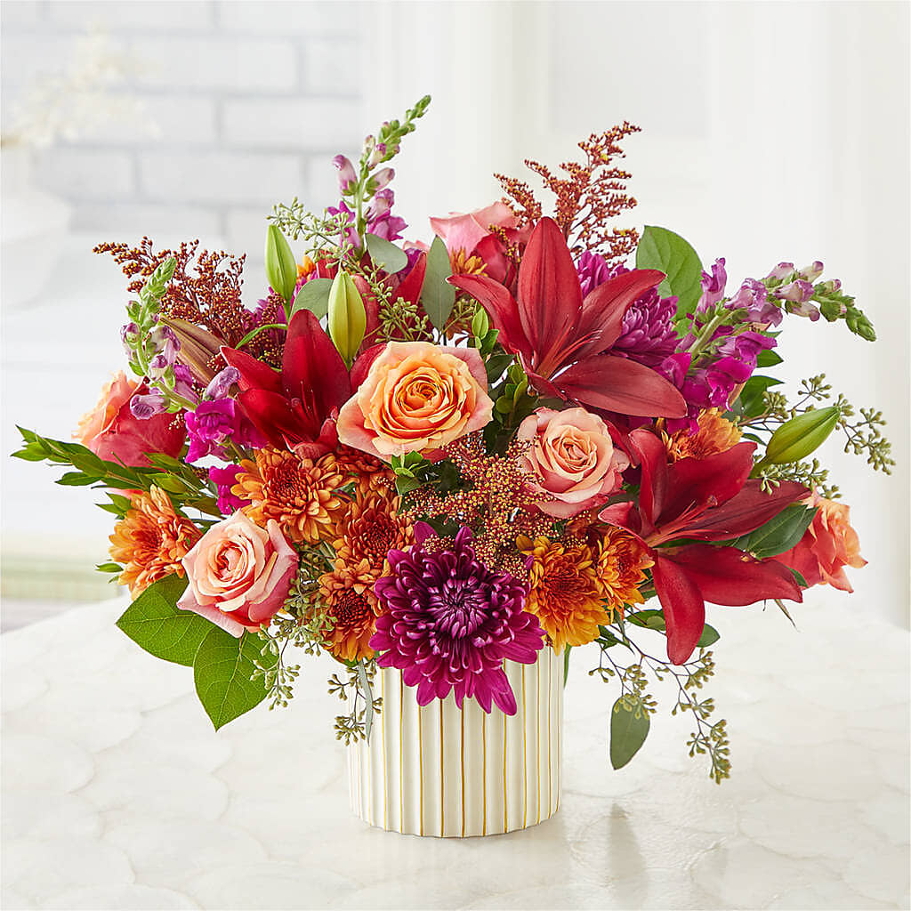 Burgundy Landscape Bouquet –  My Enchanted Florist, Sandy Spring MD