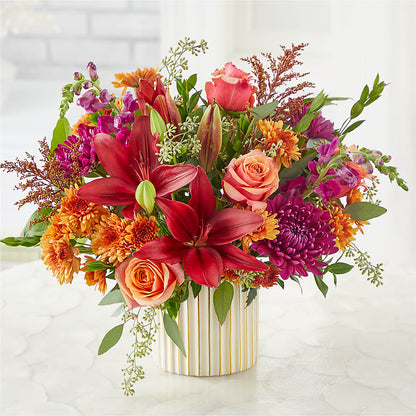 Burgundy Landscape Bouquet –  My Enchanted Florist, Sandy Spring MD