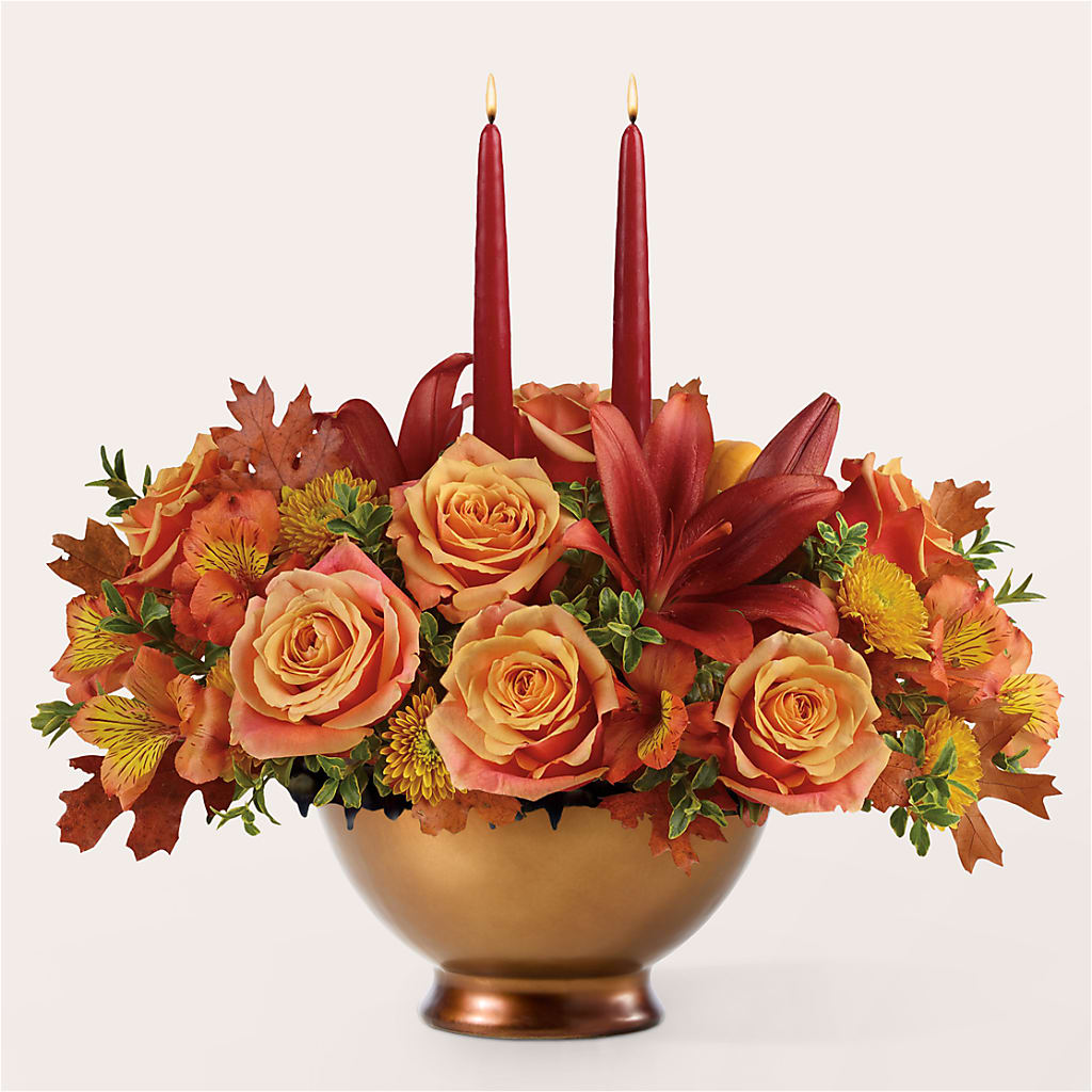 Harvest Table Centerpiece –  My Enchanted Florist, Sandy Spring MD
