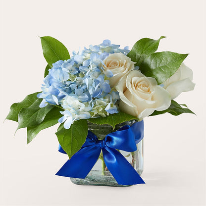 Sky Blue Delight Bouquet –  My Enchanted Florist, Sandy Spring MD