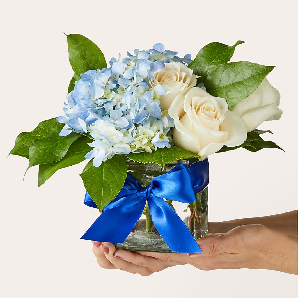 Sky Blue Delight Bouquet –  My Enchanted Florist, Sandy Spring MD