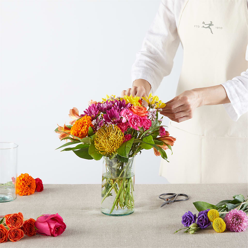 Feast of Color – A Florist Original –  My Enchanted Florist, Sandy Spring MD