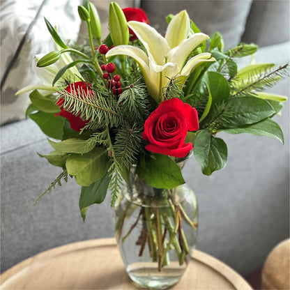 Sparkling Snowflakes Bouquet –  My Enchanted Florist, Sandy Spring MD