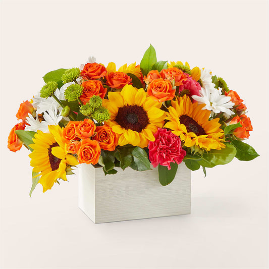 Sun-drenched Blooms Box Bouquet –  My Enchanted Florist, Sandy Spring MD