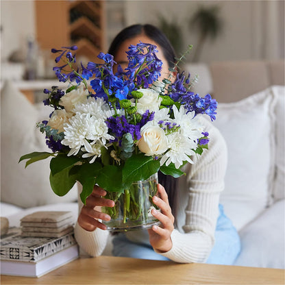 Cerulean Waves Bouquet –  My Enchanted Florist, Sandy Spring MD