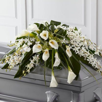 Angel Wings Casket Spray –  My Enchanted Florist, Sandy Spring MD