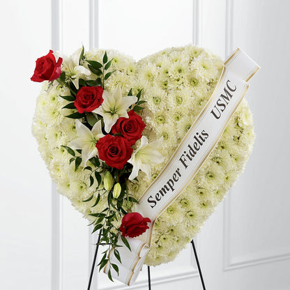 Heartfelt Hero Standing Heart –  My Enchanted Florist, Sandy Spring MD