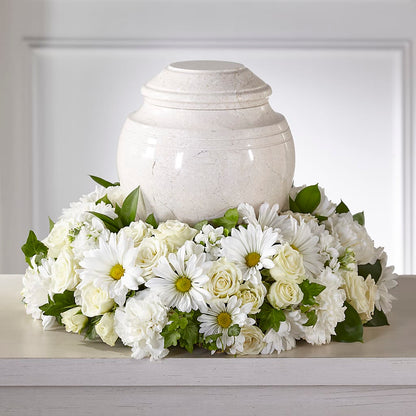 Ivory Gardens Cremation Adornment –  My Enchanted Florist, Sandy Spring MD