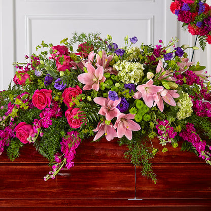 Radiant Tribute Casket Spray –  My Enchanted Florist, Sandy Spring MD