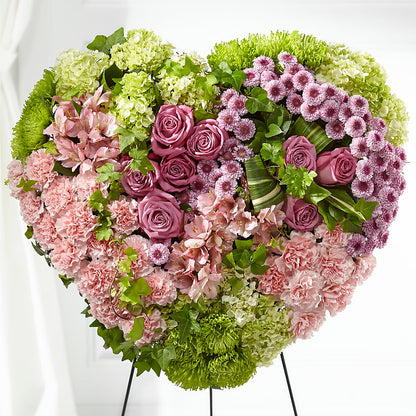 Heartwarming Standing Heart –  My Enchanted Florist, Sandy Spring MD