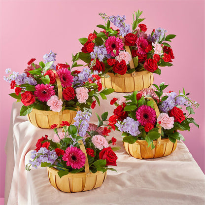 Pink Picnic Basket –  My Enchanted Florist, Sandy Spring MD
