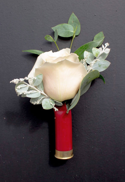 Shotgun Shell Boutonniere –  My Enchanted Florist, Sandy Spring MD