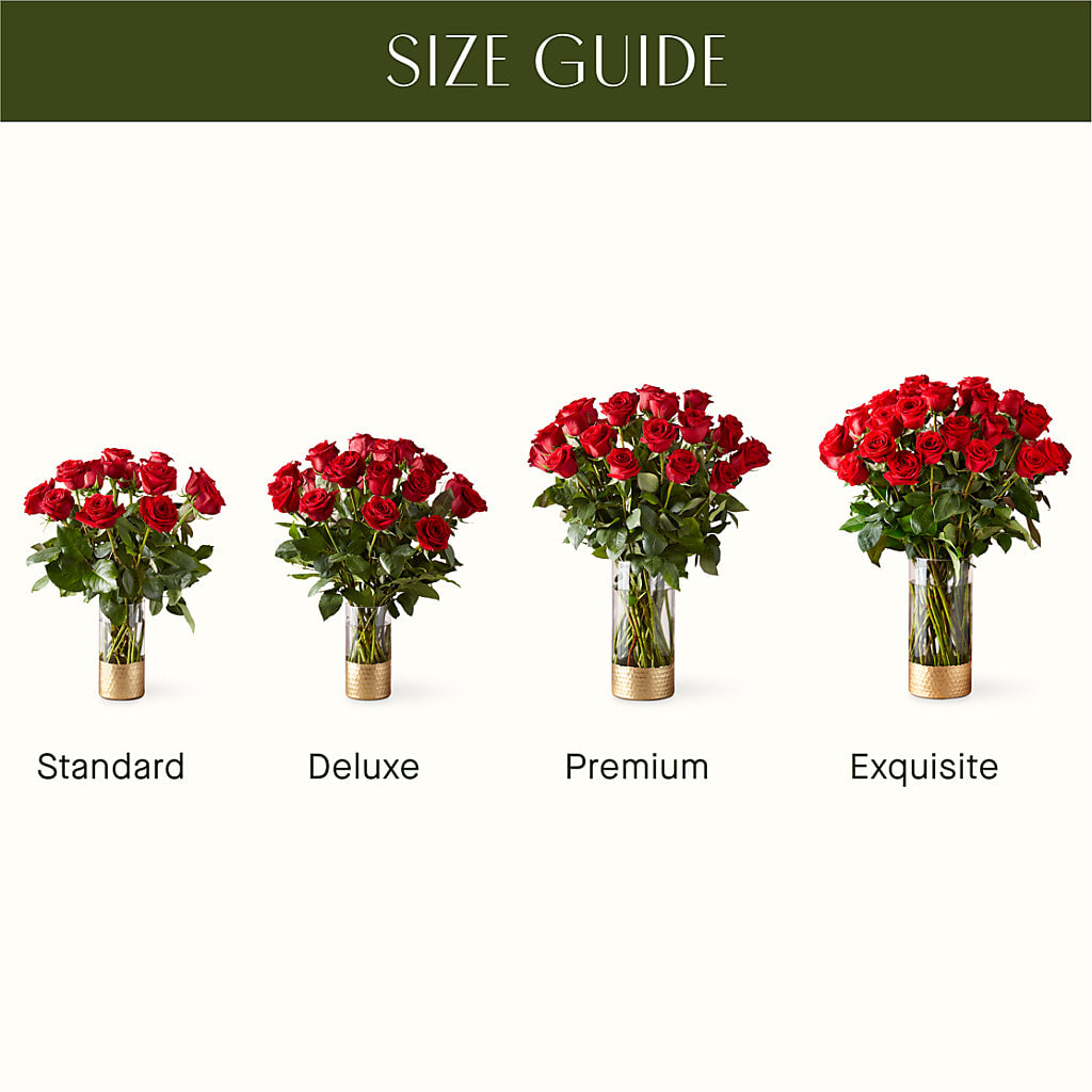 Classic Love Red Rose Bouquet –  My Enchanted Florist, Sandy Spring MD