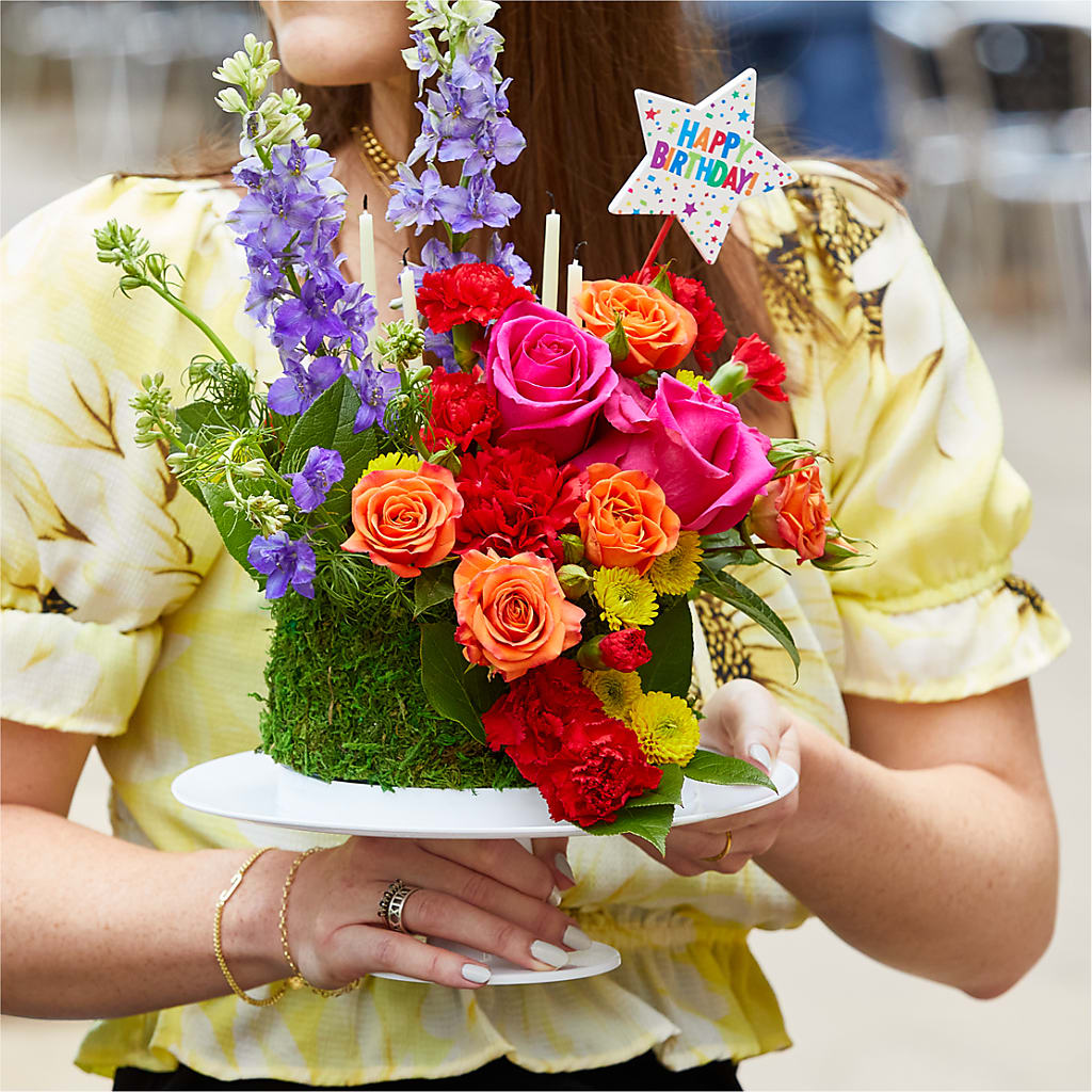 Best Year Yet Floral Cake –  My Enchanted Florist, Sandy Spring MD