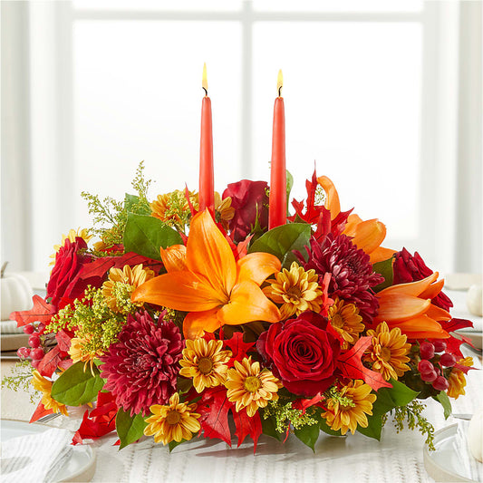 Autumn's Embrace Centerpiece –  My Enchanted Florist, Sandy Spring MD