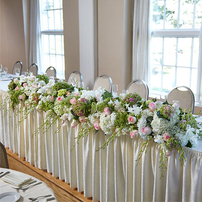 State of Joy Head Table Arrangement –  My Enchanted Florist, Sandy Spring MD