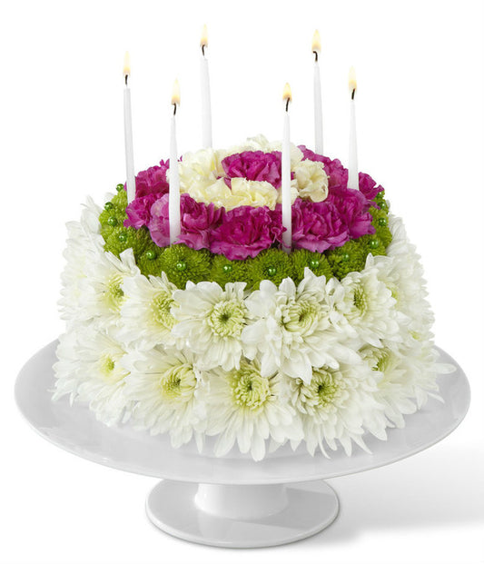 Wonderful Wishes Floral Cake