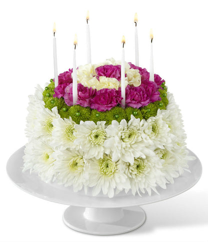 Wonderful Wishes Floral Cake –  My Enchanted Florist, Sandy Spring MD